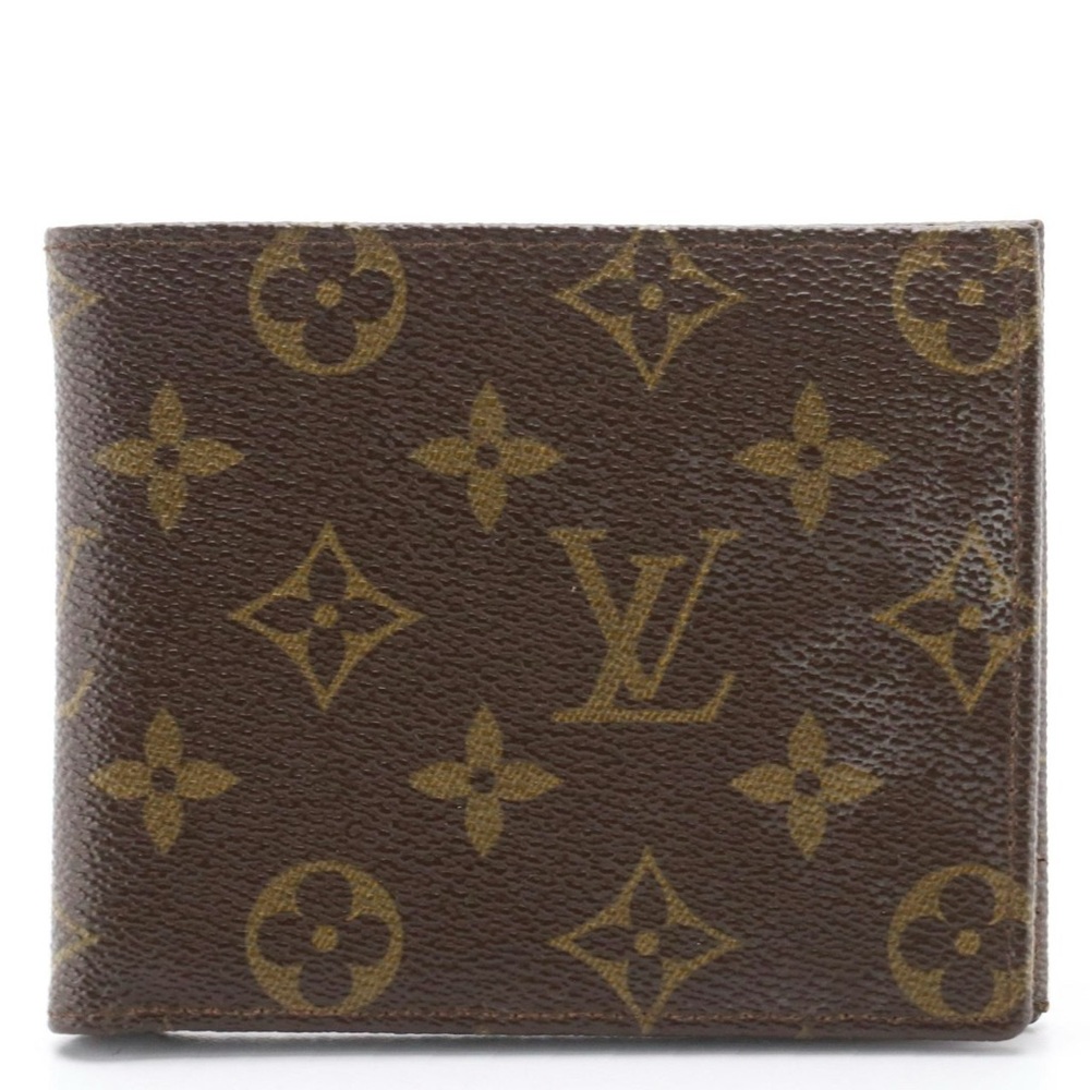 Louis Vuitton Porte-Billets, Monnaie Bifold Wallet in Monogram Canvas, 1980s